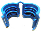 UNIÓN CONDUFLEX PVC SNAP COLOR AZUL